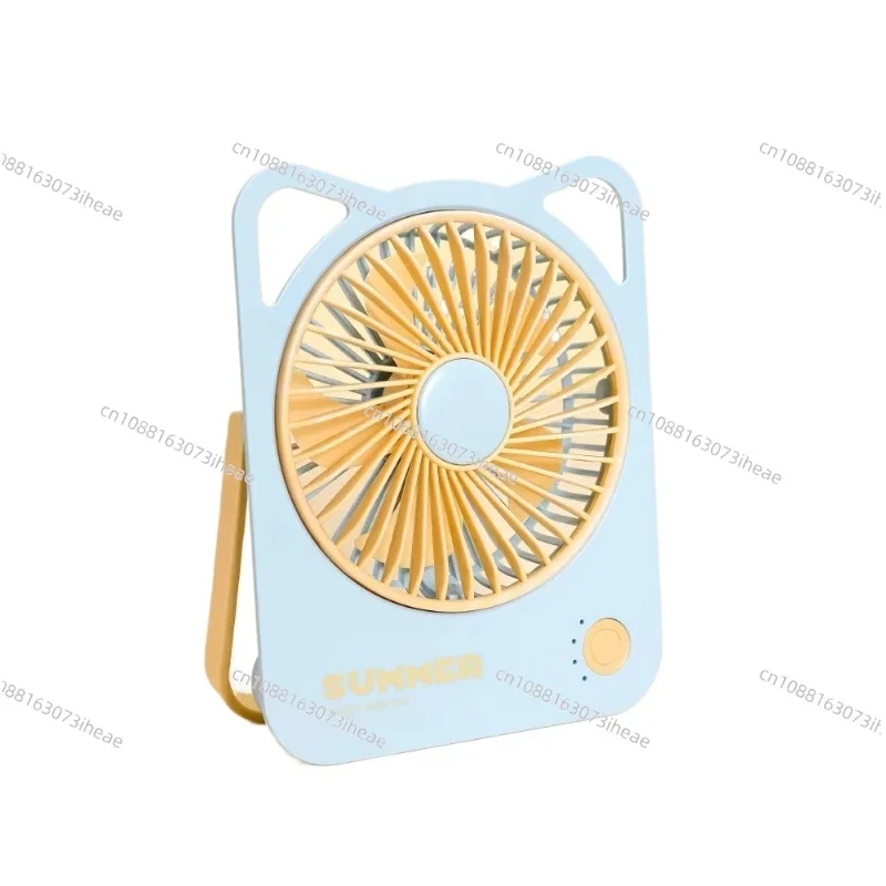 Portable Desk Fan for Students, Quiet Hanging Fan for Office/Kitchen/Bathroom, Removable & Washable