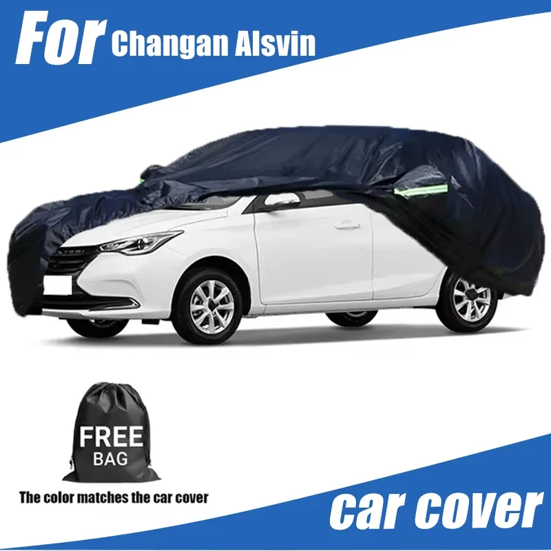 

For Changan Alsvin Car Covers Waterproof Dustproof UV Proof Snowproof Scratch Resistant Protection Car Accessories