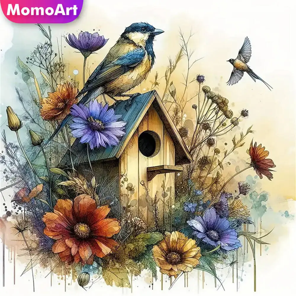 Momoart Bär Diamant Mosaik Tier voller Runde Diamant Malerei Mond Stickerei neue Ankunft handgemachte Hobby