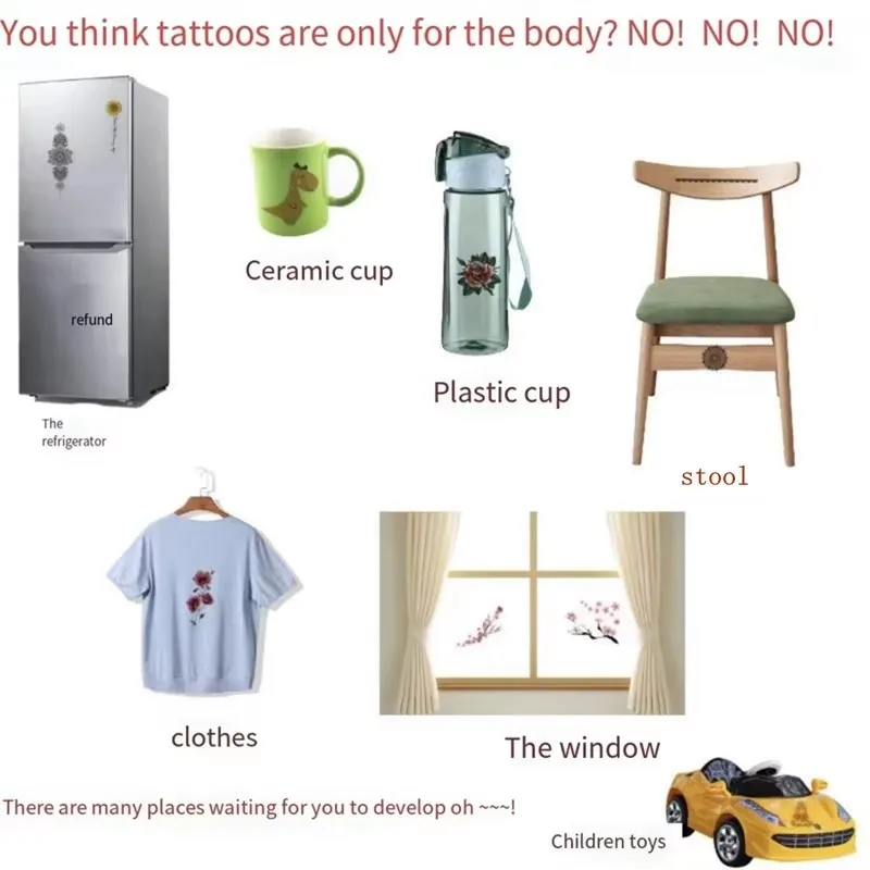 جديد بندقية النار المؤقتة لصاقات وشم الذراع الصدر مقاوم للماء دائم وهمية الوشم اللون كول النساء الرجال الوشم المؤقت