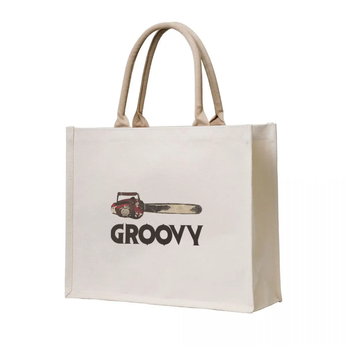 

Groovy Chainsaw Tote Bag tote bag men's Lady bags Women's tote bag