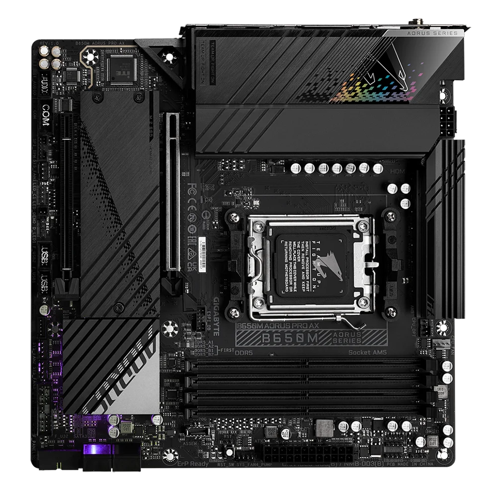 Papan Induk GIGABYTE B650M AOR - Am5 Micro Atx Pcie 5.0 Motherboard ulasan dan harga