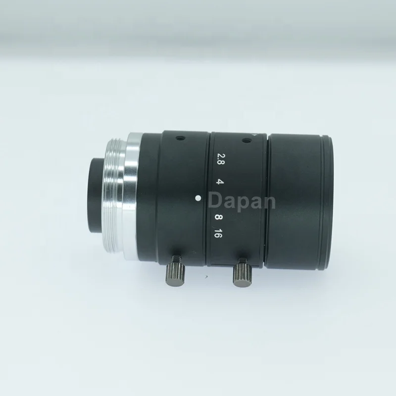 Obiettivo FA (automazione di fabbrica) – Messa a fuoco fissa da 50 mm, 6 MP, attacco C da 2/3", F2.8, ottimizzato per bassa distorsione