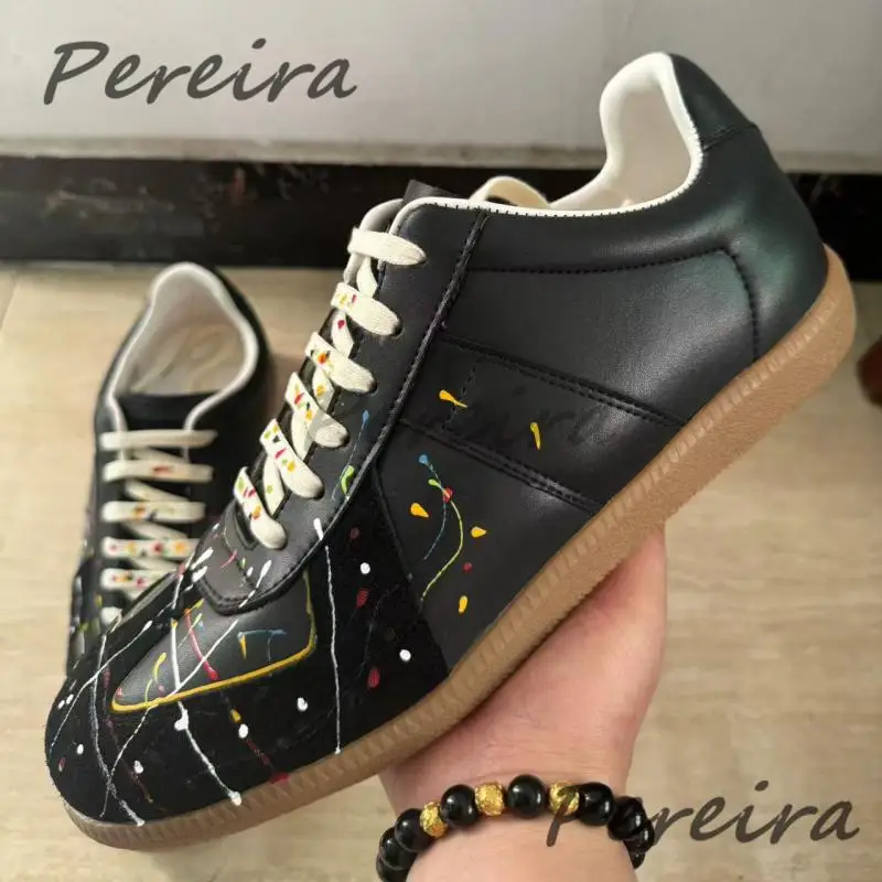 

Trendy Versatile Couple Casual Sneakers Summer New Patchwork Lace-Up Breathable Comfortable Flats for Women Men Sports Shoes