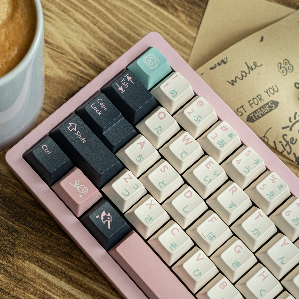 DMK Killing Eve Keycap 151Key PBT Custom Japanese Keyboard Cap Cherry Profile Gaming Key Cap for Mechanical Keyboard Accessories