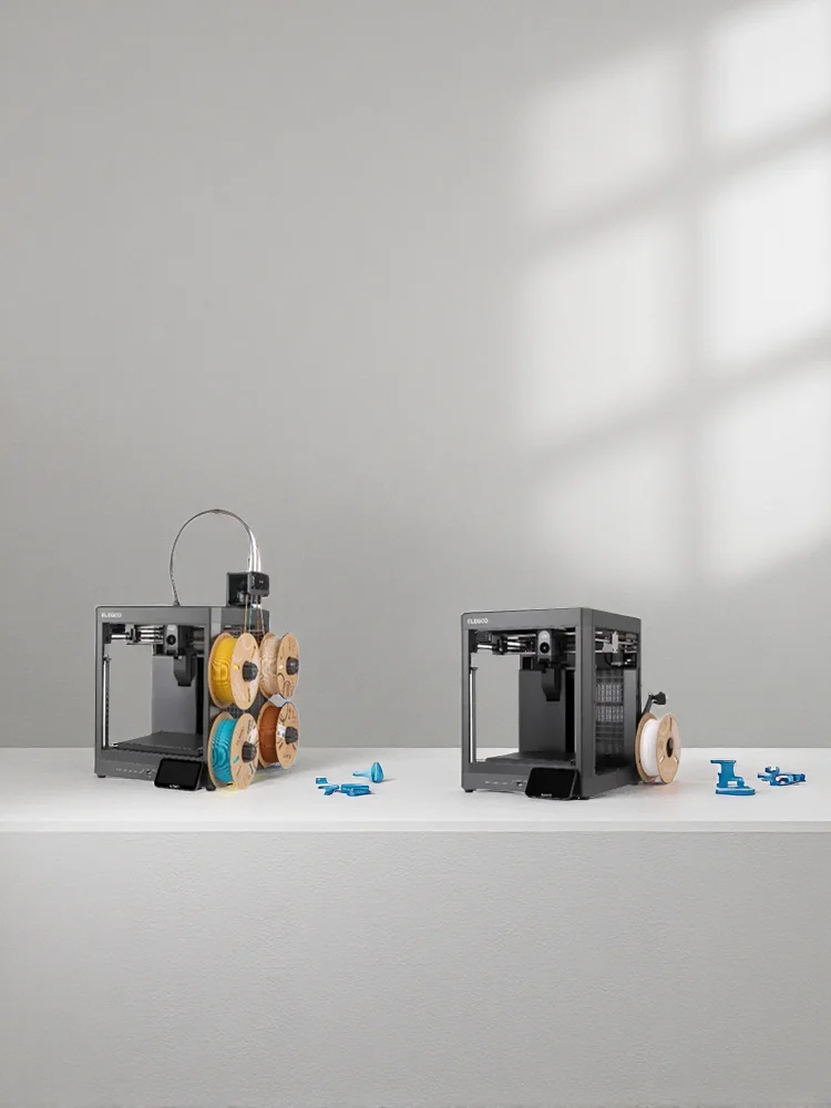 ELEGOO Centauri 2 Combo/Centauri 2 FDM 3D-Drucker mit automatischer Nivellierung, Bauvolumen 256 × 256 × 256 mm, maximale Druckgeschwindigkeit 500 mm/s, unterstützt die meisten Filamente