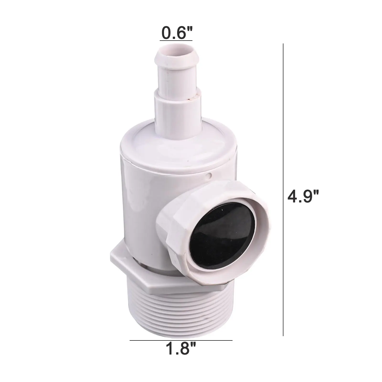9-100-9001 Connector Assembly with D20 Hose Swivel and D15 Feed Hose Nut for Polaris 3900 Sport 280 380 and For Zodiac 180 280