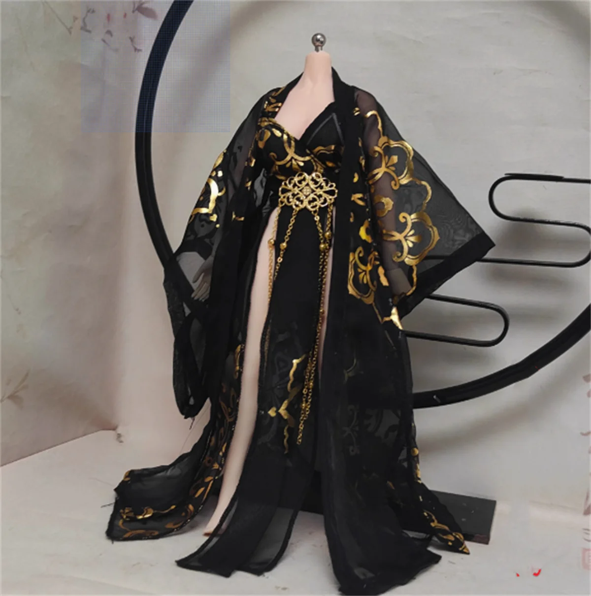 Classical Long Dress 1/6 Scale Female Hanfu Chinese Outfit Ancient Skirt Clothes   Model Fit 12inch  Action Figure Customize Toy