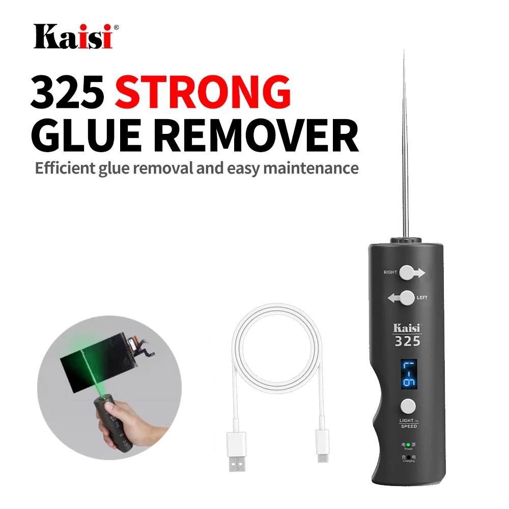Kaisi 325 All-in-one Electric Glue Remover 6-speed Adjustable Large Torque for Mobile Phone Repair Screen OCA Glue Removal Tool