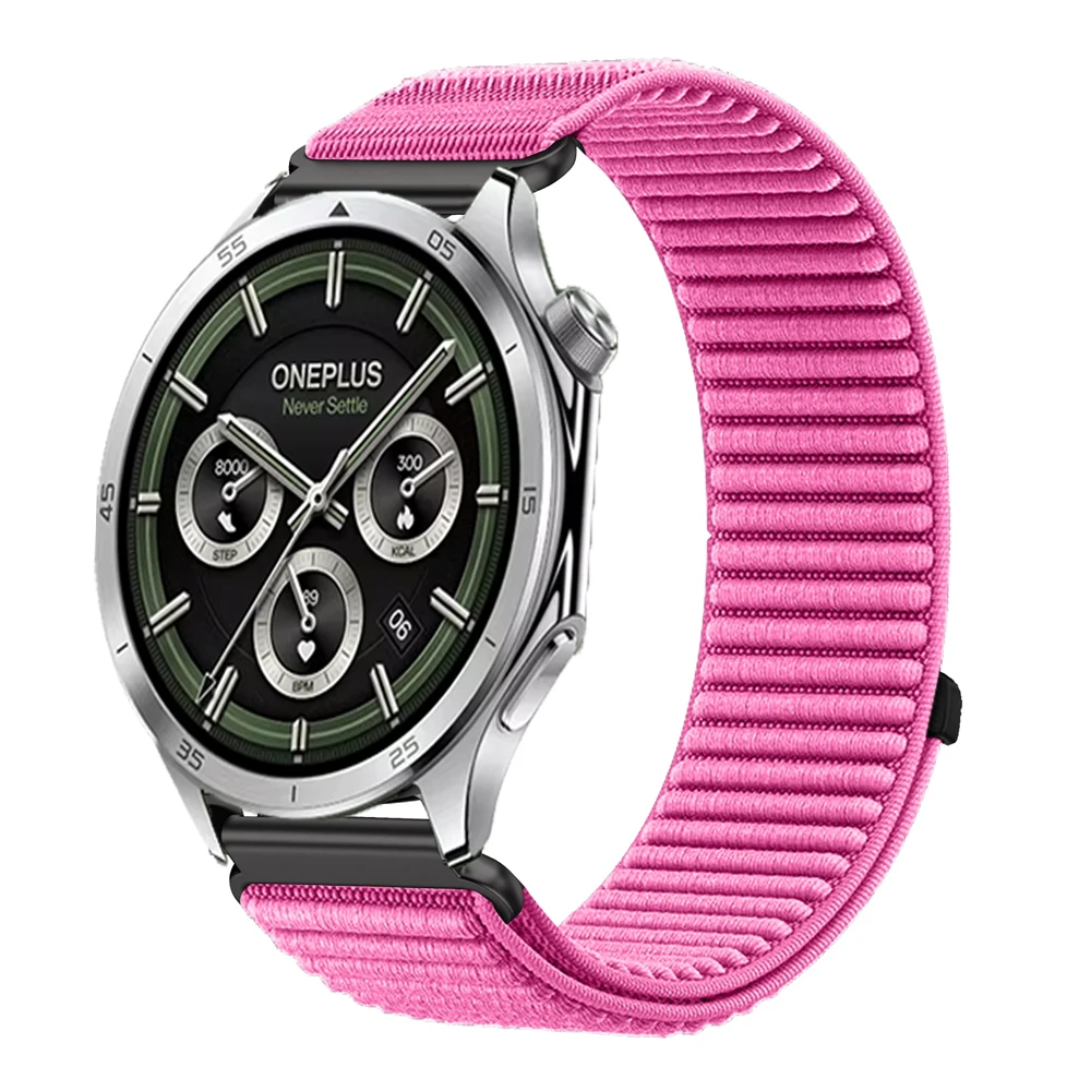 18mm 22mm Wellenförmiges Nylon-Armband für OnePlus Watch 3 43mm 46mm/4 3 Lite/2/2R Sport-Armband für OPPO Watch S/X2/3/Huawei GT6 5 4 Band
