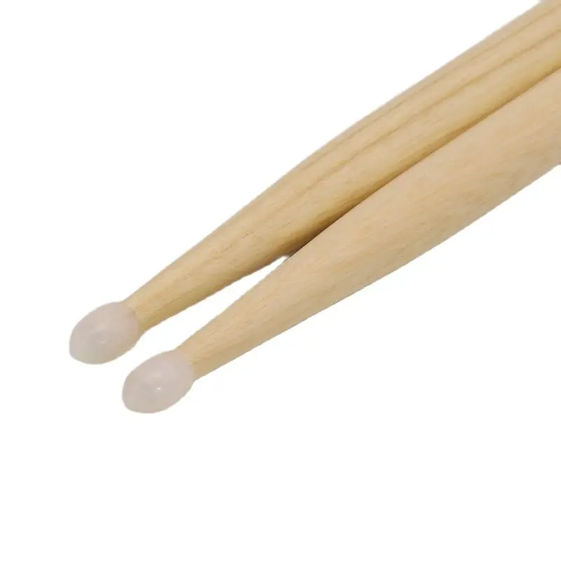 12 Pairs 5A Hickory Stick with Nylon Tip Drum Stick Wood Stick