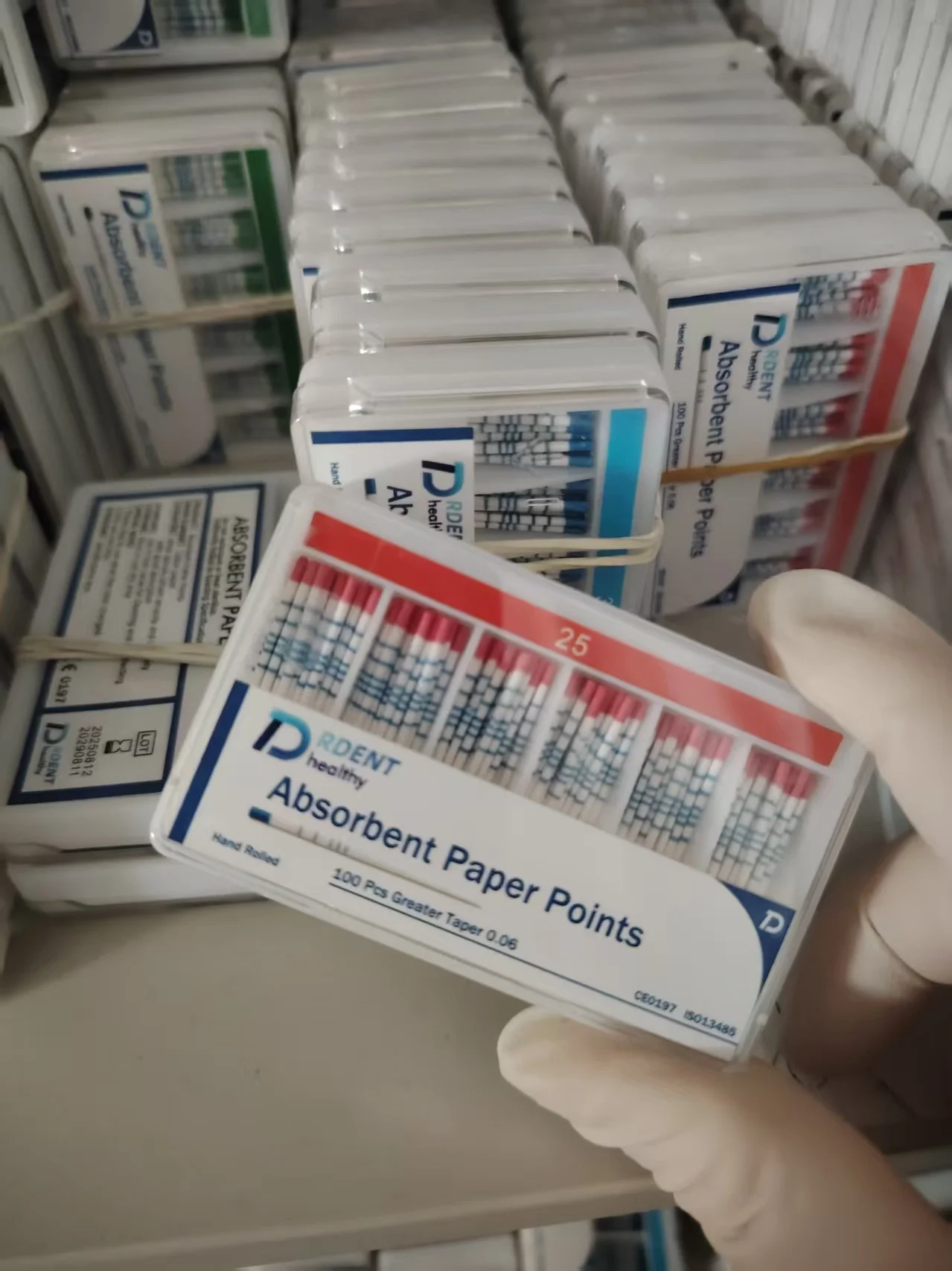 

10Box Absorbent Paper Points Dental Protaper Absorbing Tips PP puntas de papel para Endodoncia Disposable Cones Pole