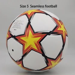 Seamless Soccer footy football training ball Size 5 PU Indoor football Match ball outdoor football for men women