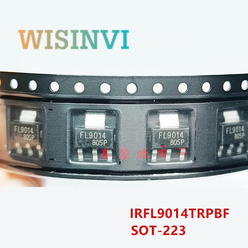 

10-1000PCS IRFL9014 SOT223 IRFL9014TRPBF FL9014 SOT-223 1.8A 60V SOT-223 P-Channel MOSFET