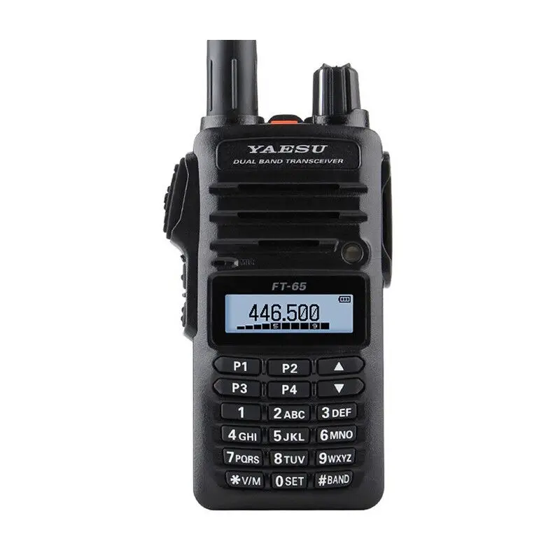 YAESU FT-65R FT-65 walkie talkie VHF UHF Çift Bantlı İki Yönlü Telsiz FT65 FT65R Alıcı-Verici FM El Amatör Radyo