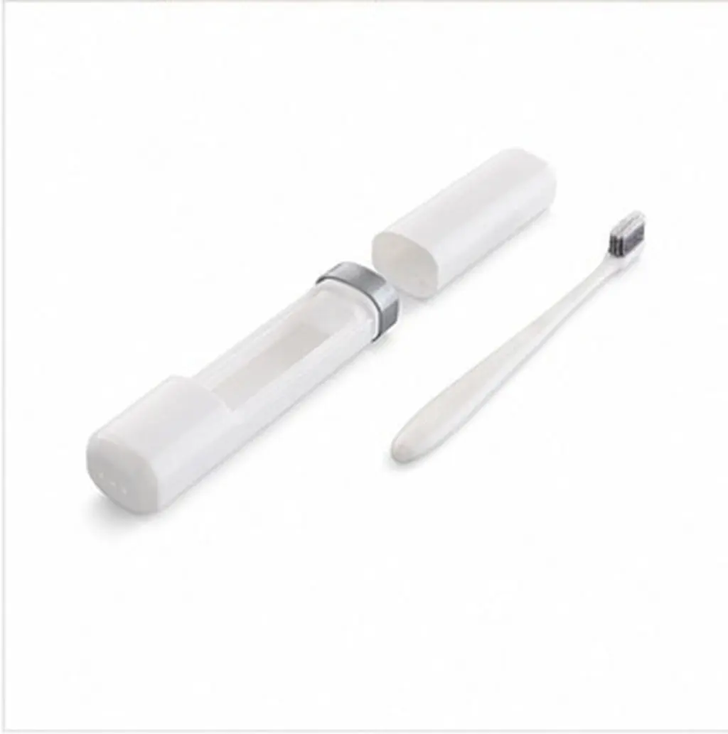 1Set Travel Toothbrush Set with Storage Box Lightweight Portable Compact for Toothbrush and Toothpaste Organizer on Trip