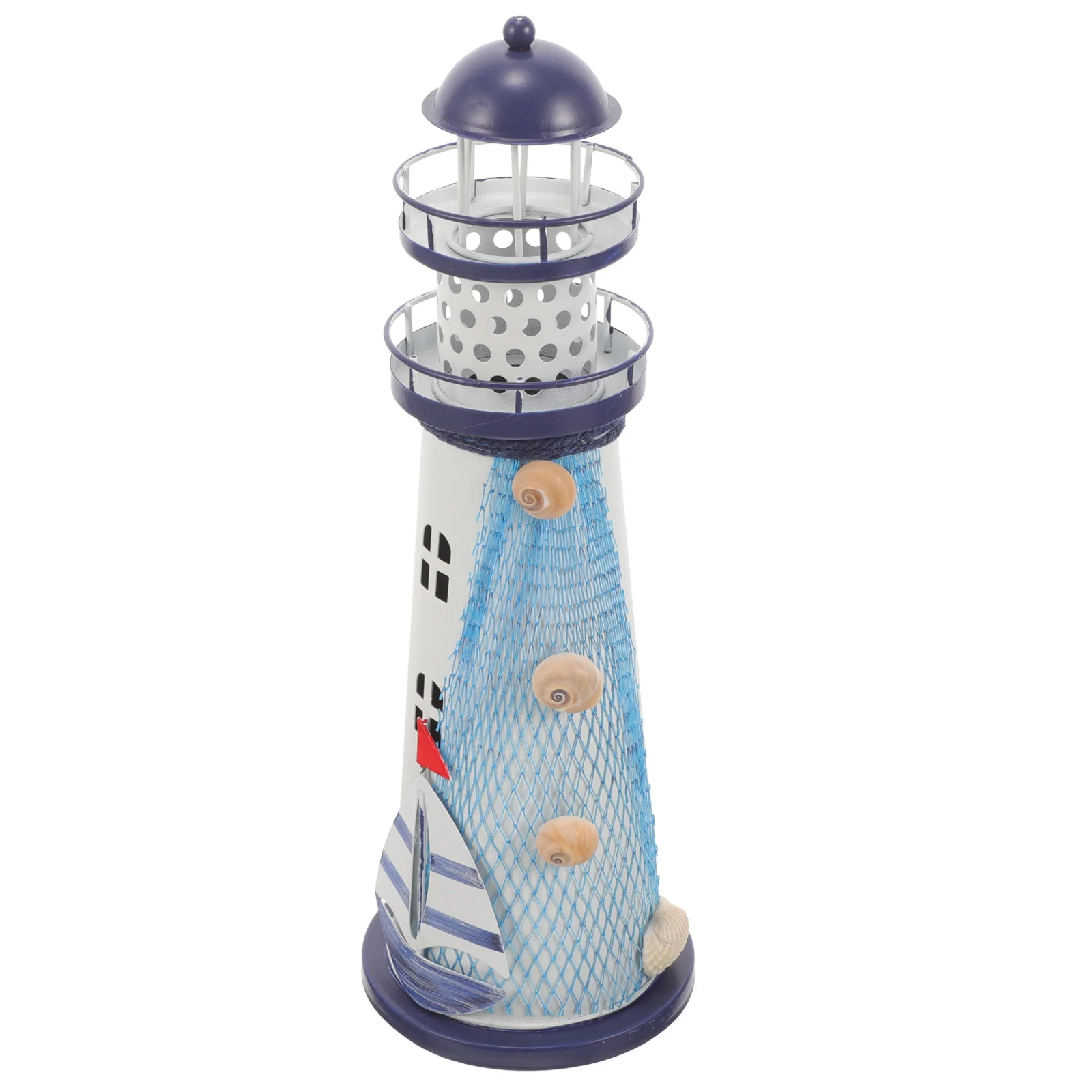 

Ocean Lighthouse Decorations Nautical for Home Ornaments Mediterranean Desk Lamp