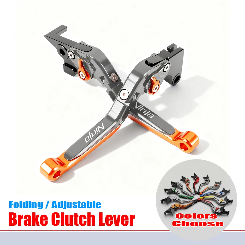 Motorcycle Adjustable Folding Extendable Brake Clutch Levers for KAWSAKI NINJA ZX6R 636 2019-2024 Z1000SX NINJA1000 Z1000 Z900RS