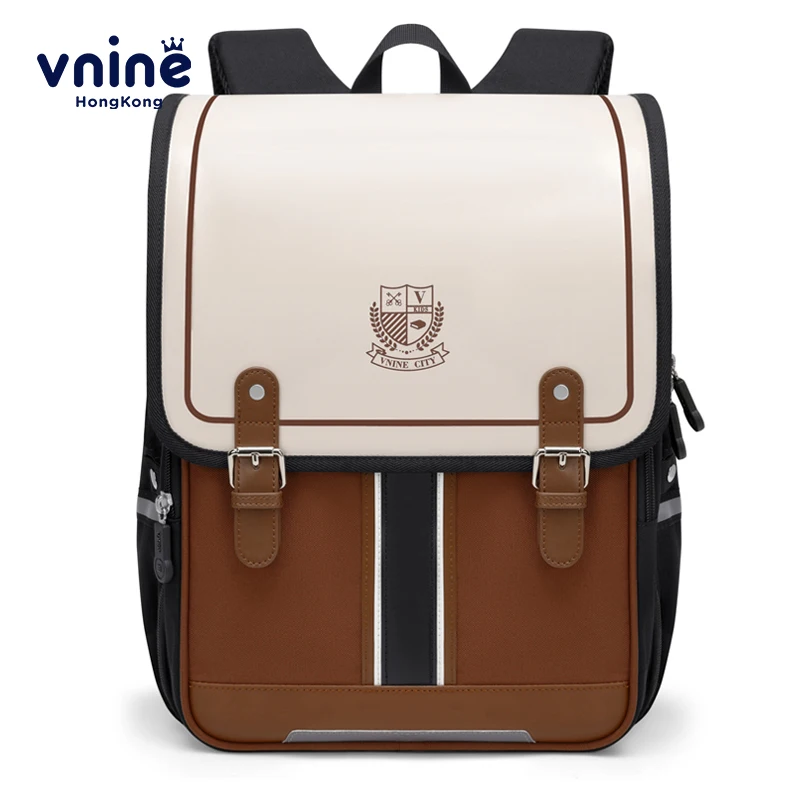 V.NINE School Backpacks Elementary Student Mens Children's Backpack Fashion School Bags for Girls Boys 6 to 9 Years High Quality