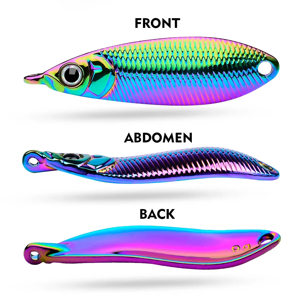 Spoon Jig 2.5g 3.5g 5g 9g Fishing Lures Winter Tackle Artificial Bait Hard Wobbler River Stream Freshwater Trout Bass Pike