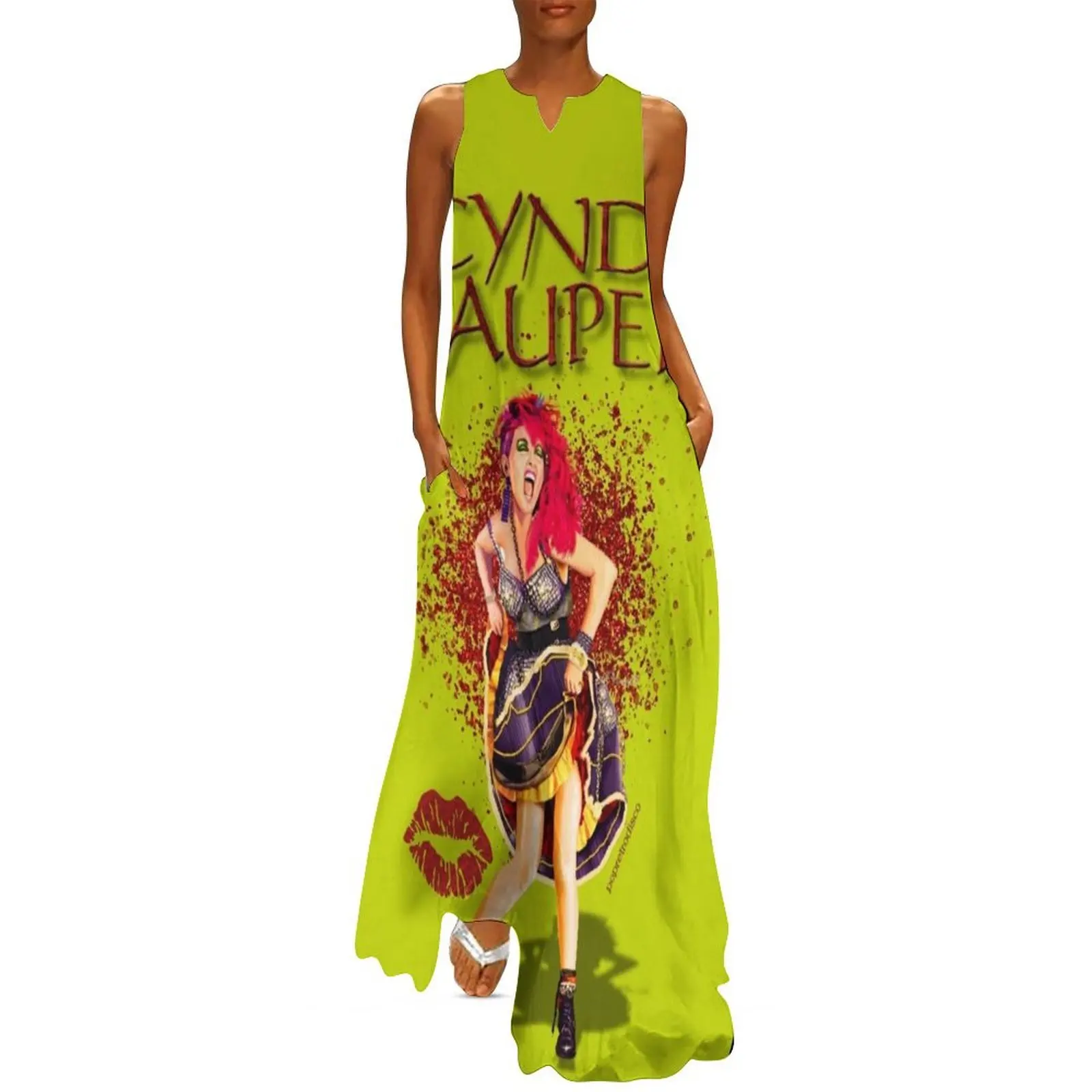 

Cyndi Lauper - Have Fun Girls Long Dress Woman clothes Dress for girls dresses for womens