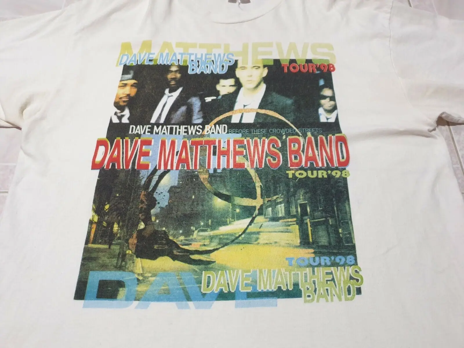 Dave Matthews Band Before These Crowded Streets 1998 Shirt White S-5XL NE1525