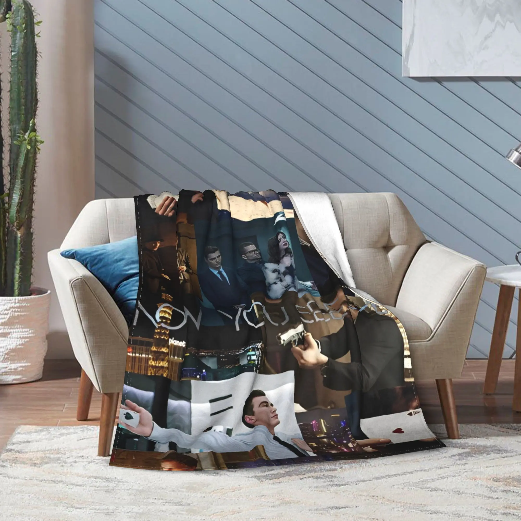 

Супер мягкое одеяло «Очень ты видишь меня: теперь ты не плед» Легкое флисовое одеяло премиум-класса Супер уютные одеяла Всесезонное использование