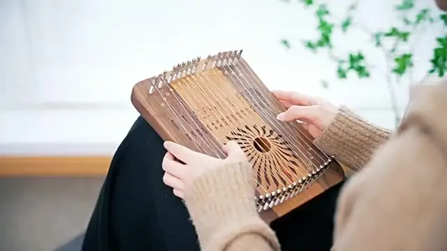 HLURU Lyre Harp 31 Strings Lyre Fingerplay Piano Musical