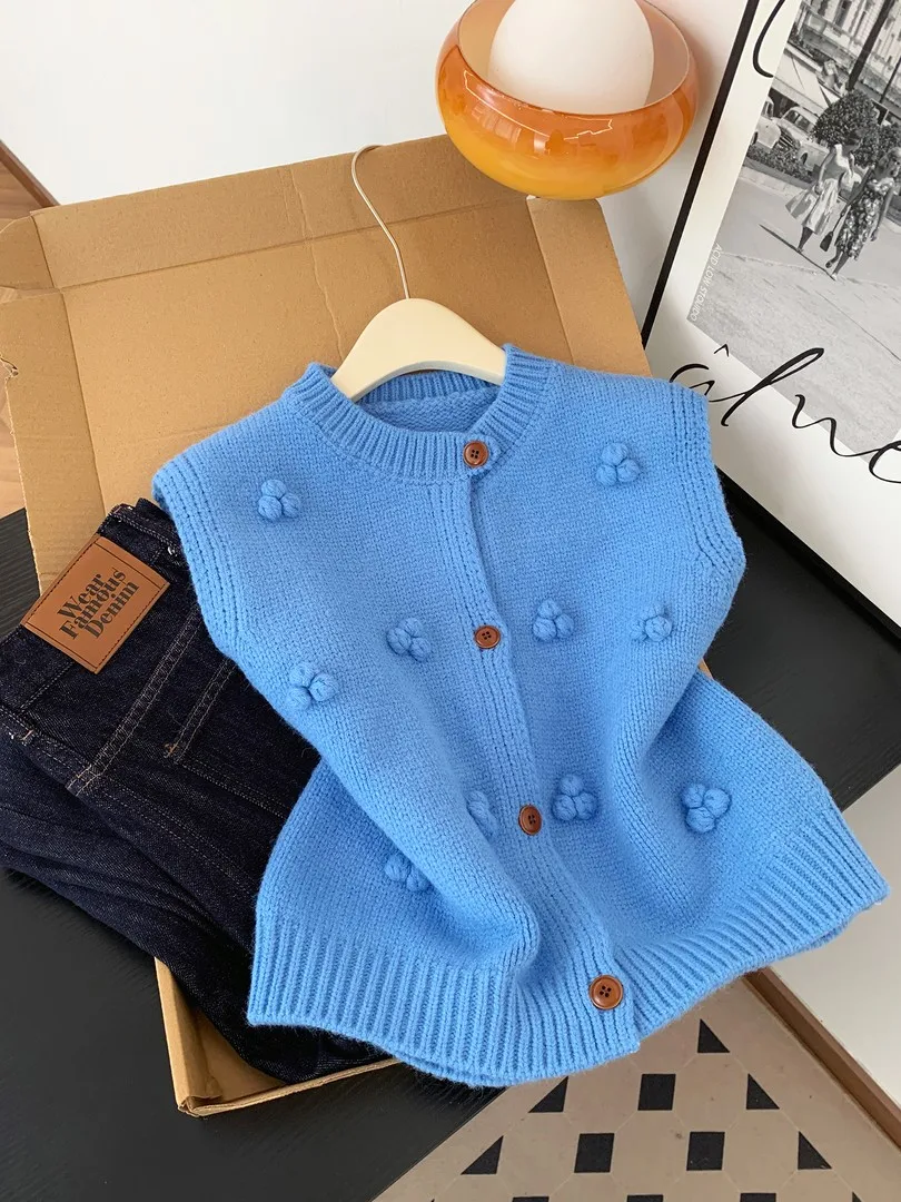 

Loose Fit Oversized Knitted Cardigan Sweater Vest ex Svel Base Layer irt Autumn Winter Soft Cozy Men Women Faion