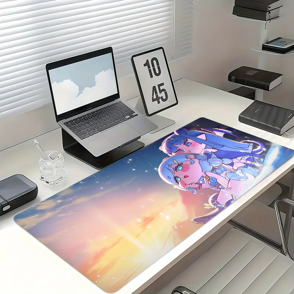 T-Trickcal C-Chibi Go Mouse Pad Non-slip Thickened MousePad Large Writing Lockedge Office Student Gaming Cushion