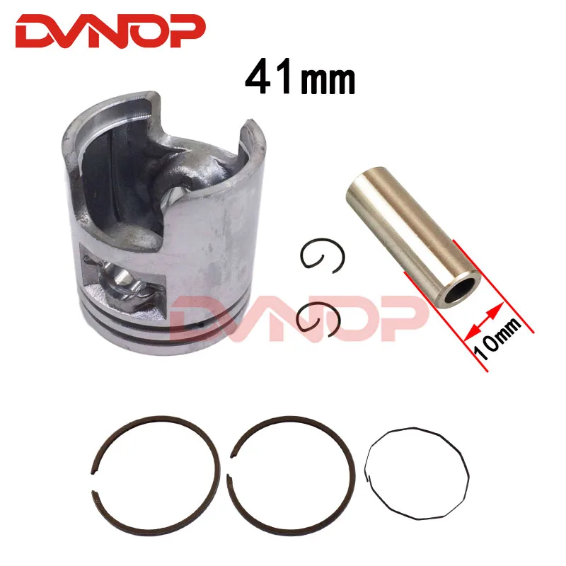 2-stroke motorcycle engine Accessories AG50 AD50 Piston ring Components Piston diameter 41mm pin 10mm