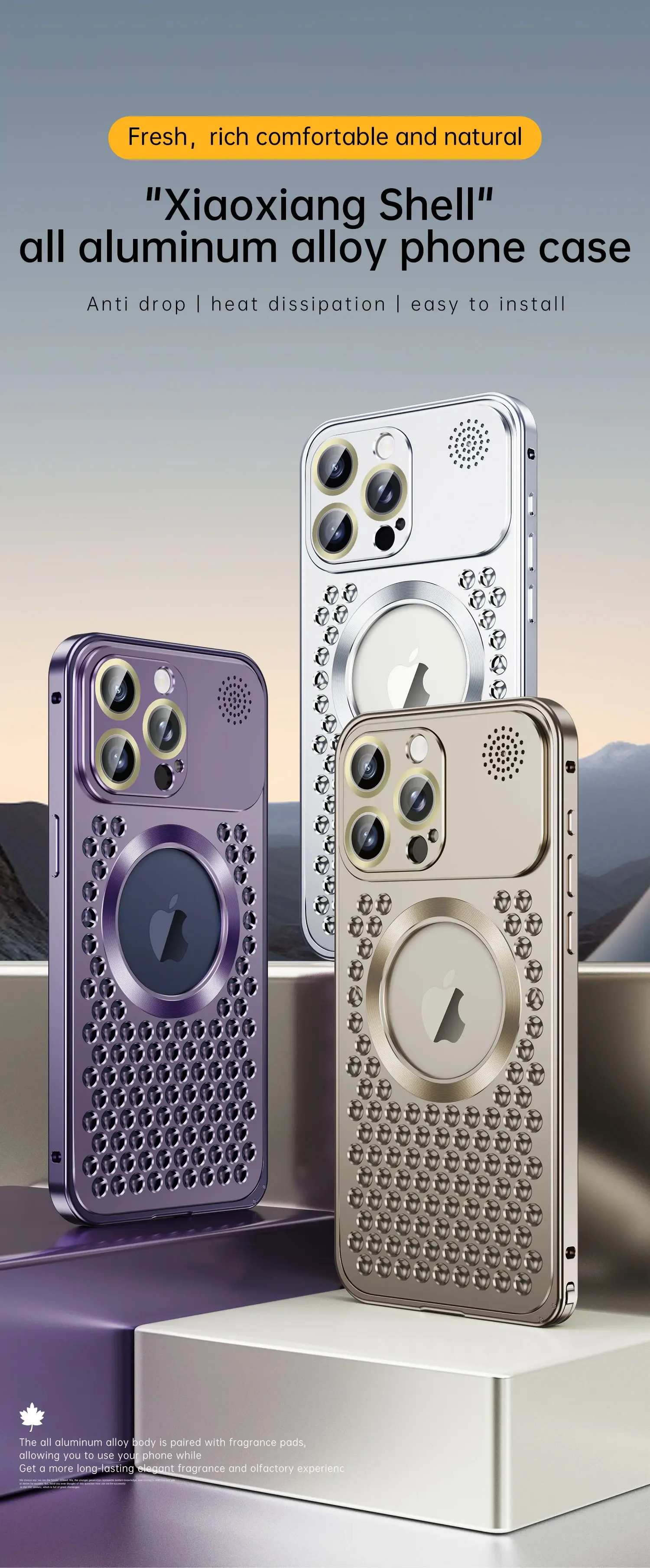 Custodia per telefono con dissipazione del calore in metallo per iPhone 13  12 14 15 16 17Pro Max Plus Cover in alluminio magnetico di lusso per IPHON  15 16 Promax - AliExpress, image size:1500x3616