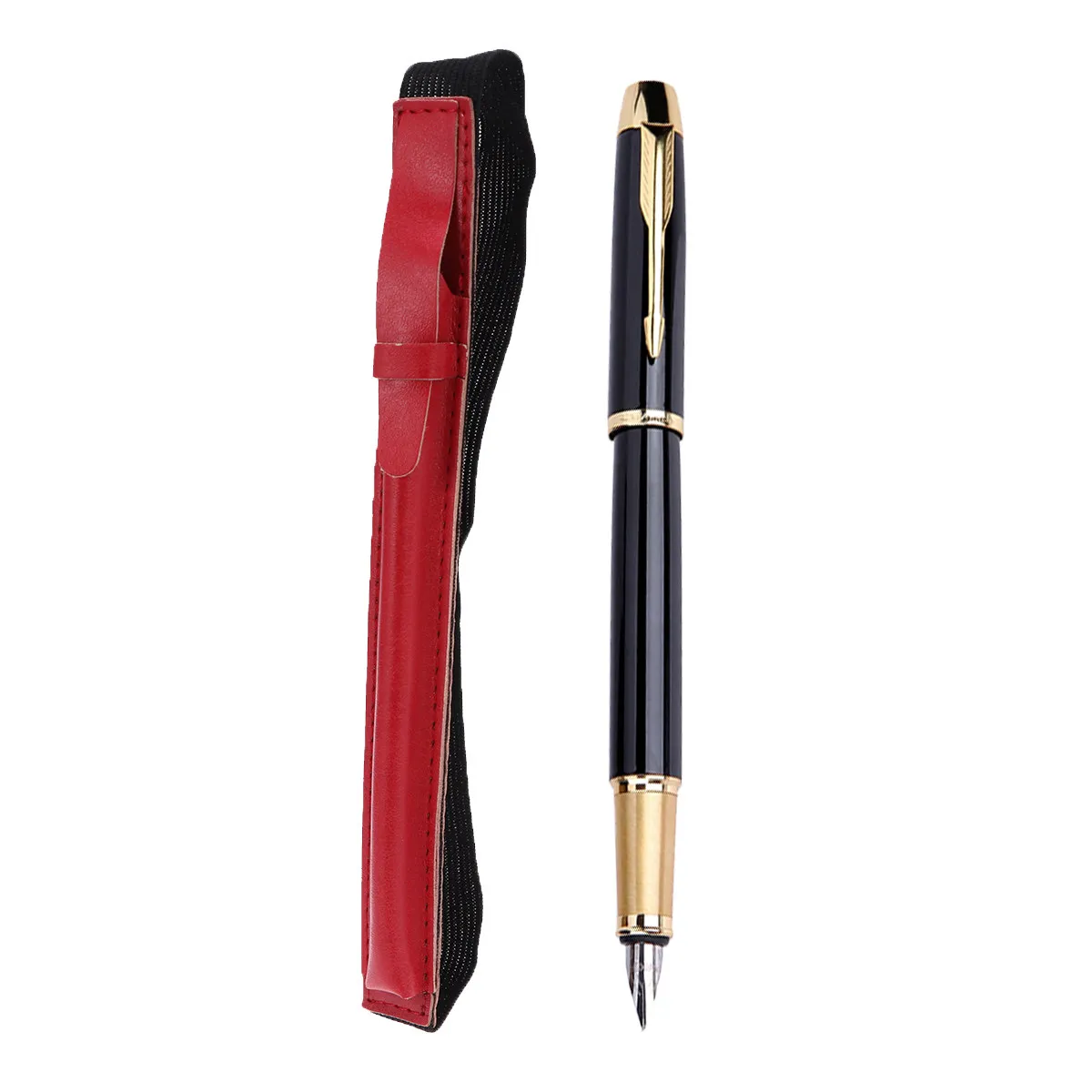 

Capacitive Stylus Pen Cover Premium Protective Case for Pencil Elastic Clip Travel Storage Holder Red