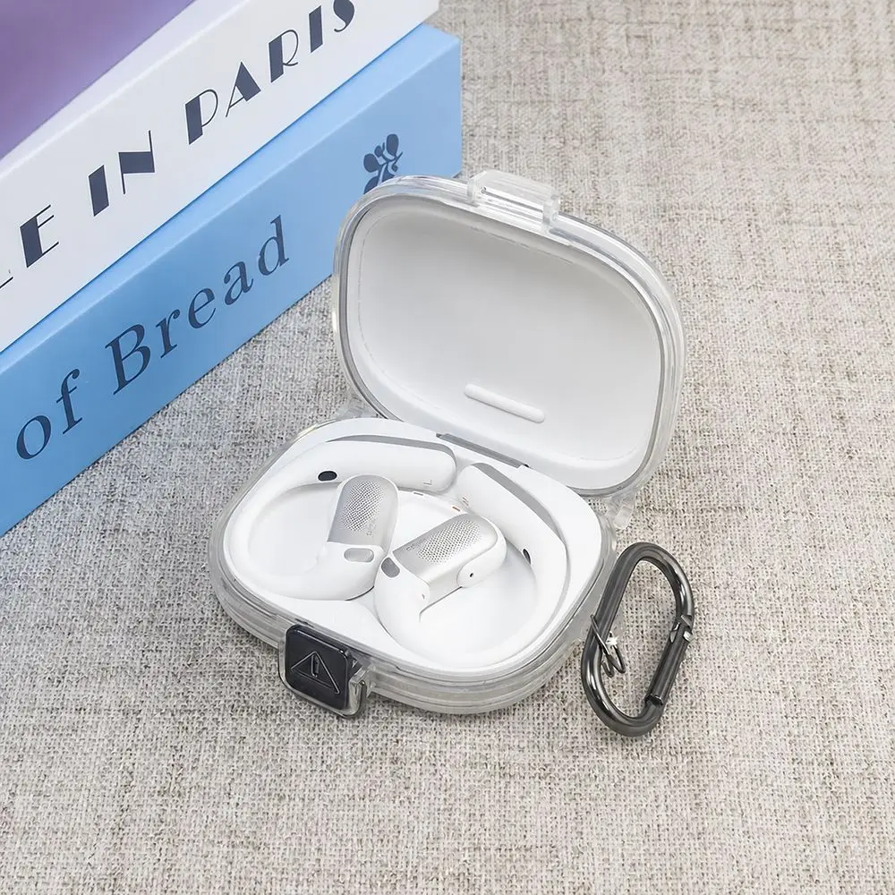 Durable Soft TPU Clear Case Anti Scratch Shockproof Earbuds Cover Protective Case for Shokz OpenFit Pro