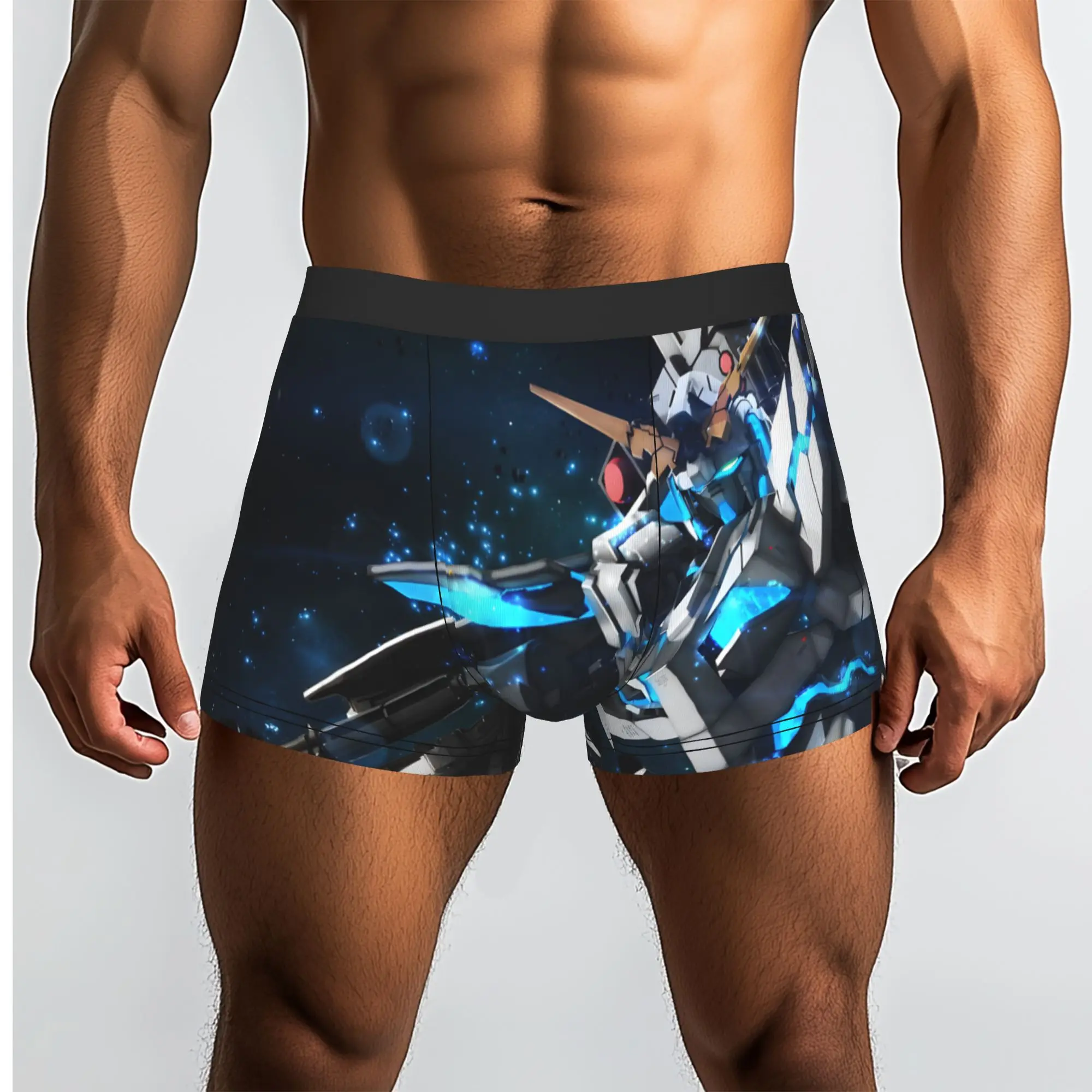 

1piece Cosmic Mobile GUNDAM Underpants Breathbale Panties Man Underwear Print Shorts
