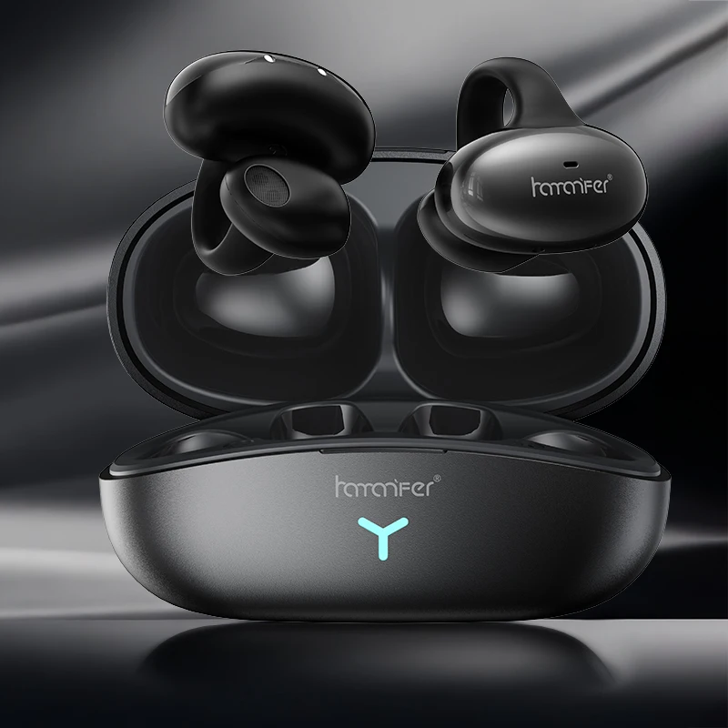 

Hamanfer MX-20 Semi-in-ear Ear Clip Open Comfort True Wireless Non-In-Ear Sport Call Noise Reduction Stereo Bluetooth Headphones