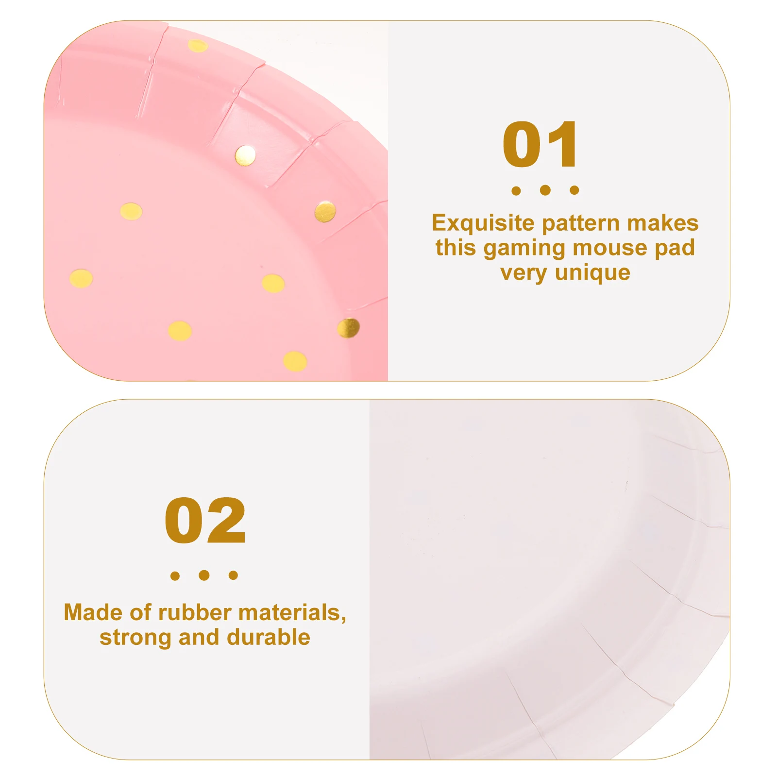 

50Pcs Disposable Paper Plates Bright Colors Party Tableware Fun Design for Celebrations