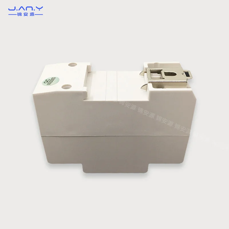 Rail Type Netwerk + Voeding Twee In Een Bliksem Afleider Rj45 Netwerkpoort + Dc Terminal Geïntegreerde Overspanningsbeveiliging