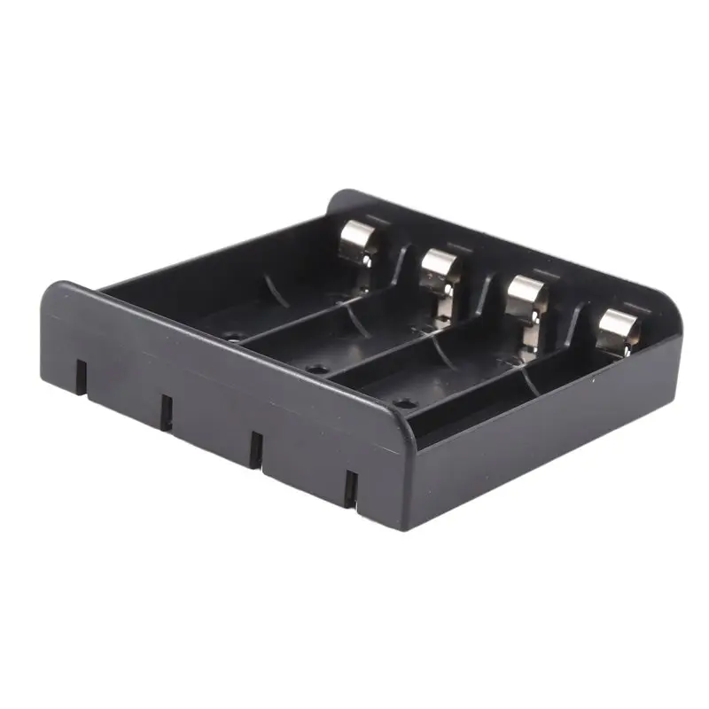 AT82-4X 21700 Battery Holder Storage Box Case ABS Fireproof Power Bank Cases Slot Batteries Container With Shrapnel
