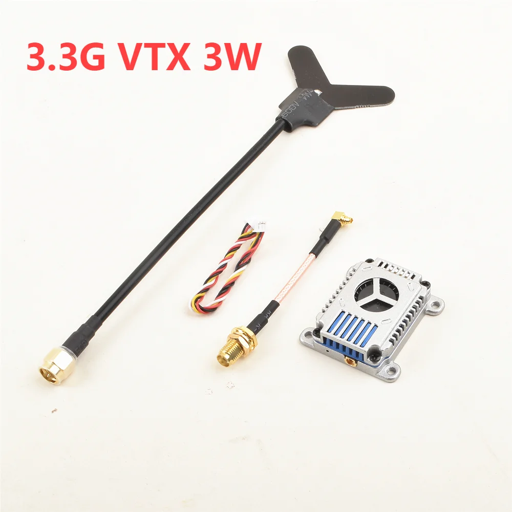 3.3G VTX 3W max Analog VTX or VRX Lightweight compact 7inch 9inch 13 inch fpv drone VIDEO TRANSMITTER