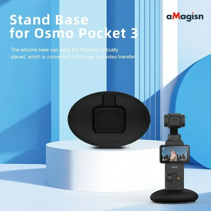 

For DJI Osmo Pocket 3 Anti Slip Base Car Sports Camera Accessories For DJI Osmo Pocket 3 Silicone Base