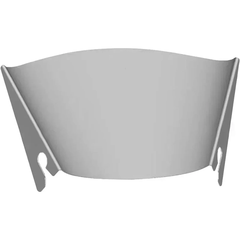 Lifesparking Stainless Steel Pour Shield for KitchenAid Mixers, Universal Splash Guard, Food Processor Attachment Safety Shield