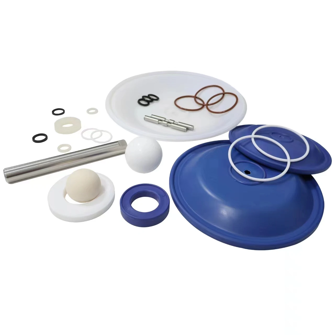 AODD Diaphragm Pump Spare Parts Wet End Kit Professional Liquid Section Repair Tool For Pneumatic Diaphragm Pump Overhaul