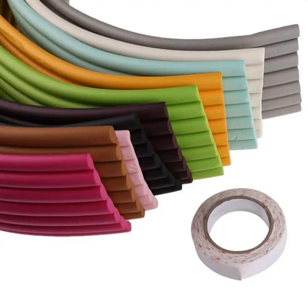 

16 Colors 2M Baby Safety Desk Edge Guard Strip Table Corner Protector Kids Collision Cushion Foam Bumper Free Tape