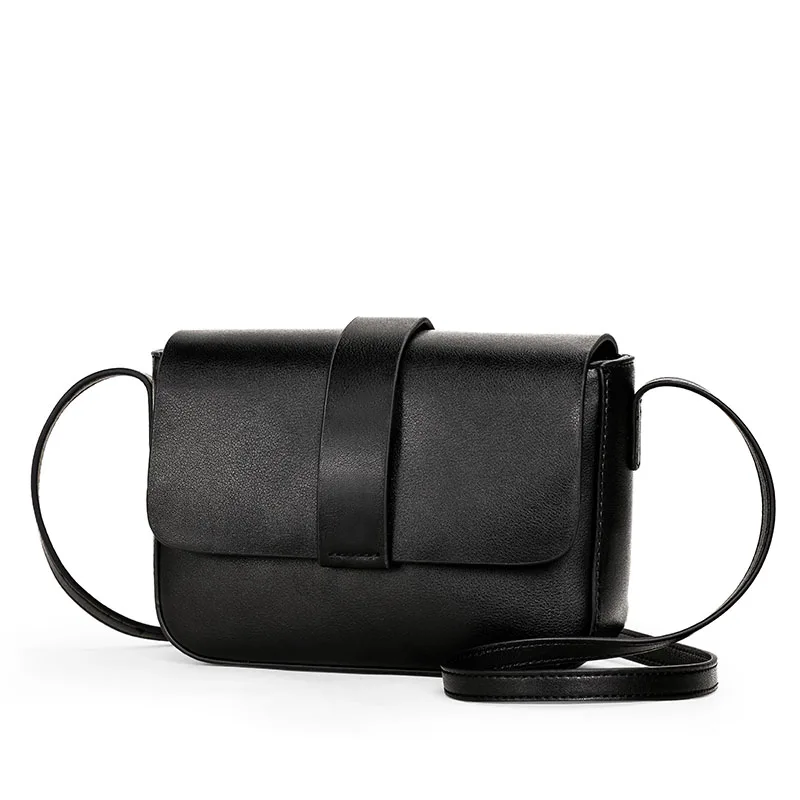 Damska modna skórzana torba na ramię elegancka jednolity kolor torba damska torba Crossbody