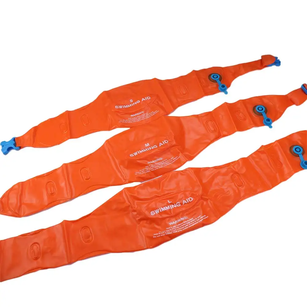 Pool Float Inflatable Swim Belts Floatation Belt Swim Equipment Swimming Training Aid Life-saving Secure Buckle