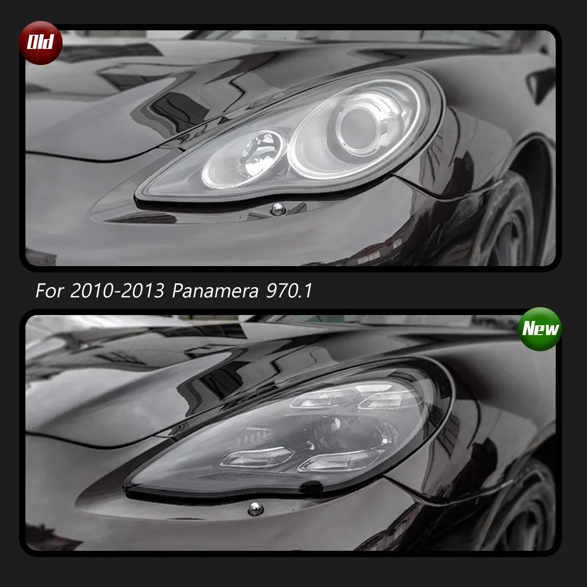 

New LED Head Lamp Upgrade Modified For Porsche Panamera 970 Headlight 970.1 970.2 2010-2016 Dynamic Signal Auto Accessories