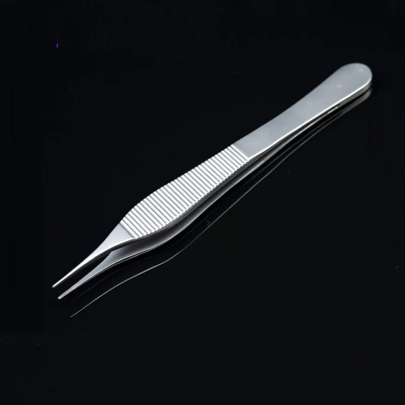 

ADSON Forcep Stainless Steel Plastic Surgery Tweezers 12 cm Tissue Forceps Medical Dressing Forceps Width 0.6 mm Without Hook