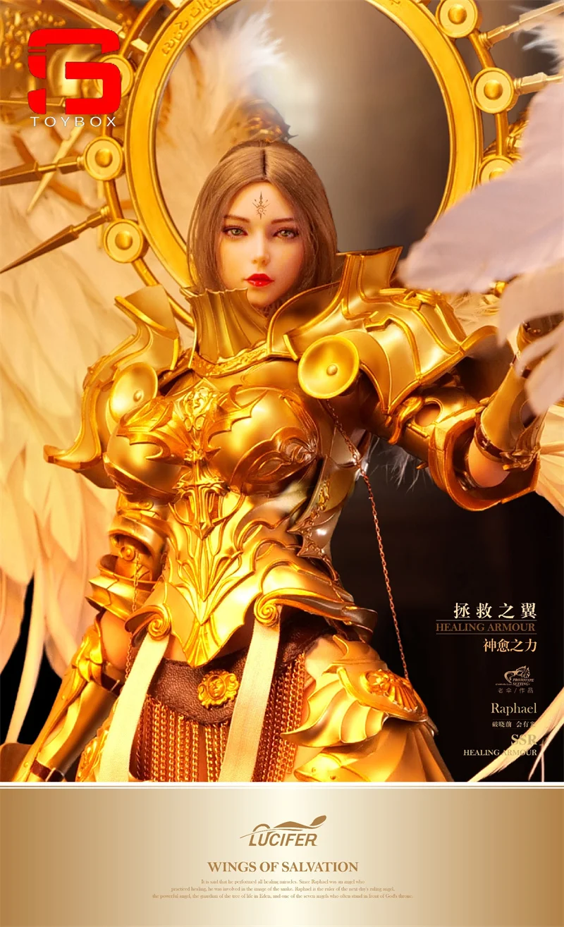 W magazynie Lucifer LXF2310 1/6 skala Dawn Wings Raphael figurka 12-calowa figurka żeńskiego żołnierza Model dla kolekcji fanów