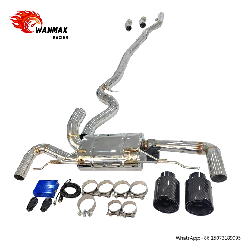 

Выхлопная система Catback из нержавеющей стали 304 для 330i G20 430i G22 G23 G26 B48 2.0T: Модернизированная высокопроизводительная система глушения